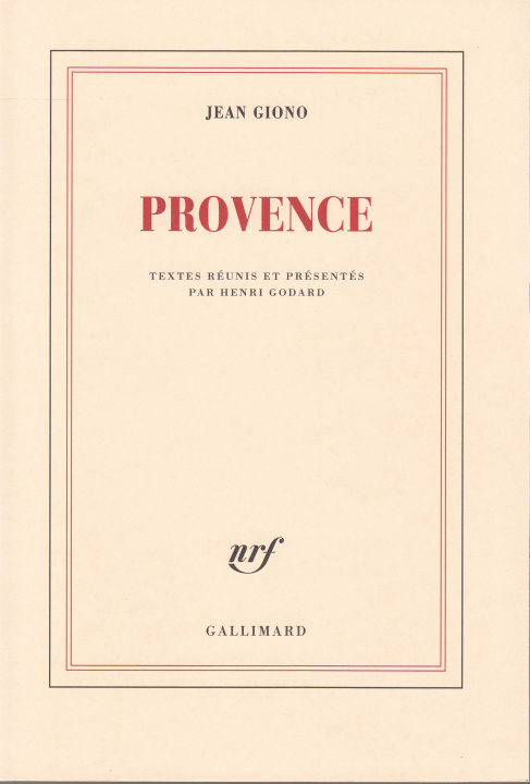 Knjiga Provence Giono