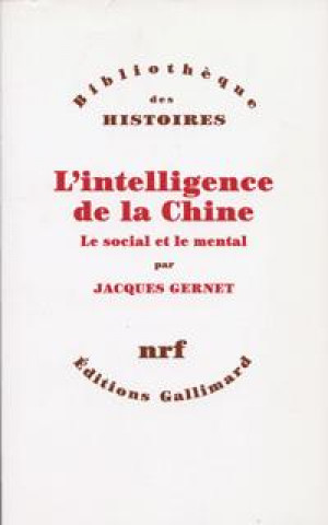Knjiga L'intelligence de la Chine Gernet
