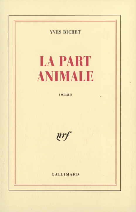 Knjiga La part animale Bichet