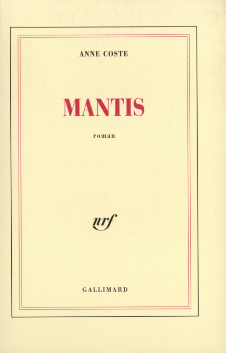 Kniha Mantis Coste