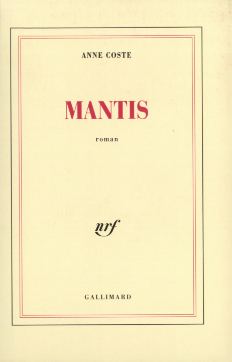 Knjiga Mantis Coste