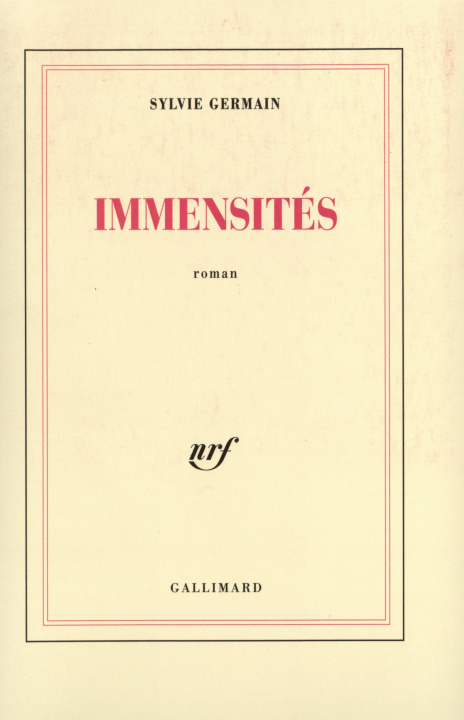 Kniha Immensités Germain