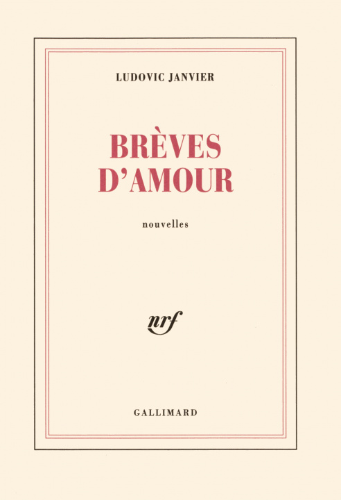 Knjiga Brèves d'amour Janvier