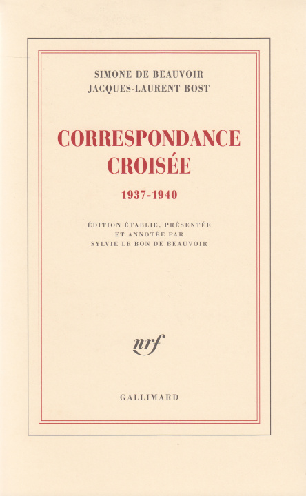 Kniha Correspondance croisée Beauvoir