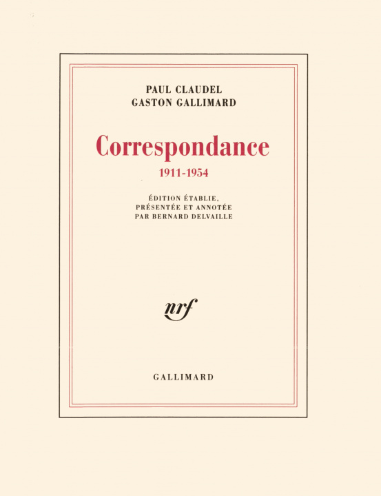 Buch Correspondance Gallimard