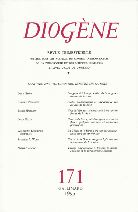 Knjiga Diogène COLLECTIFS GALL