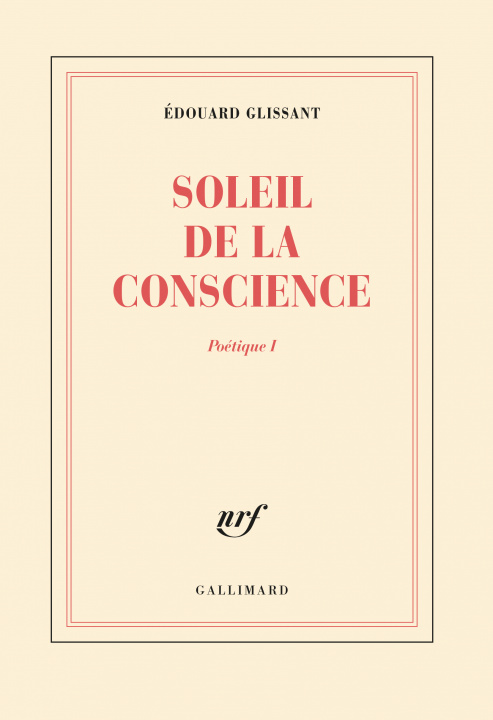 Book Le soleil de la conscience Glissant