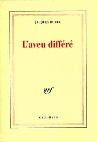 Book L'Aveu différé Borel