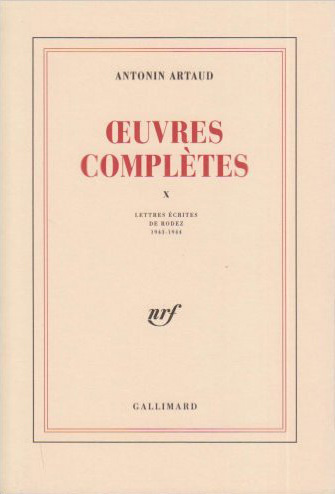 Book Œuvres complètes Artaud