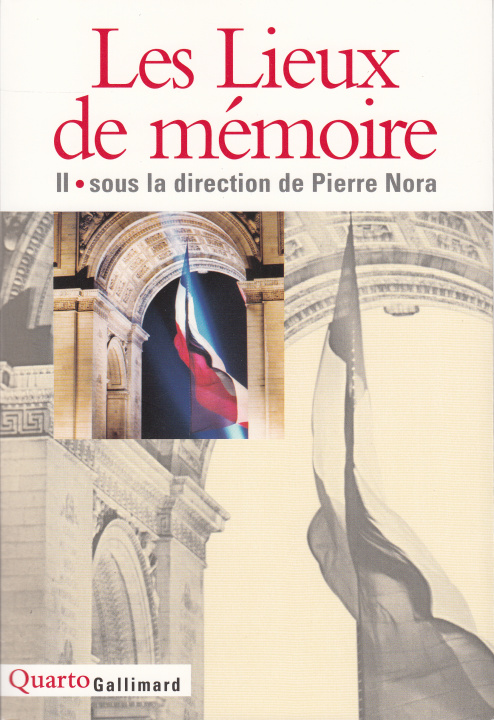 Livre Les Lieux de mémoire 