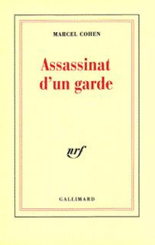 Knjiga Assassinat d'un garde Cohen