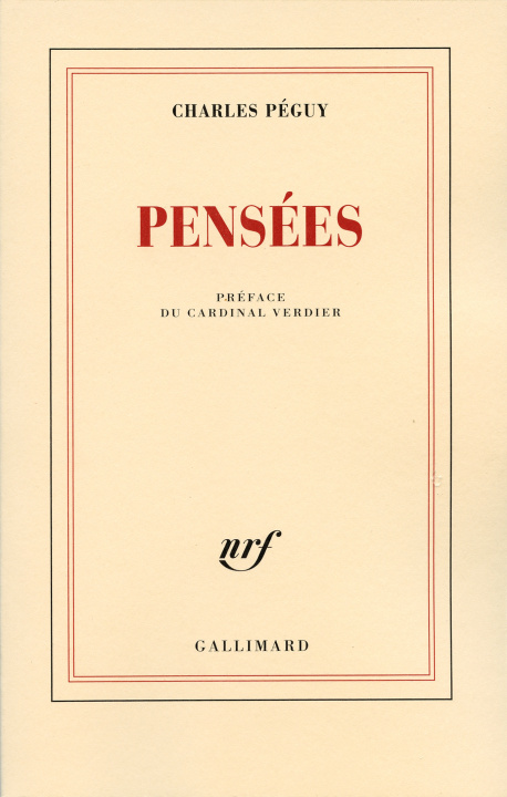 Book Pensées Péguy
