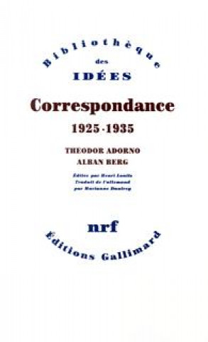 Kniha Correspondance Berg