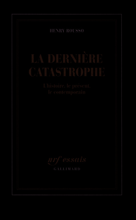 Book La derniere catastrophe Rousso
