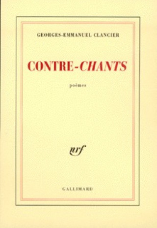 Book Contre-chants Clancier