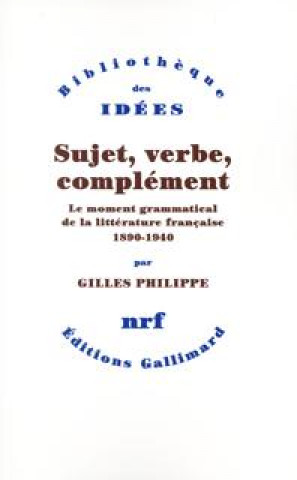 Knjiga Sujet, verbe, complément Philippe