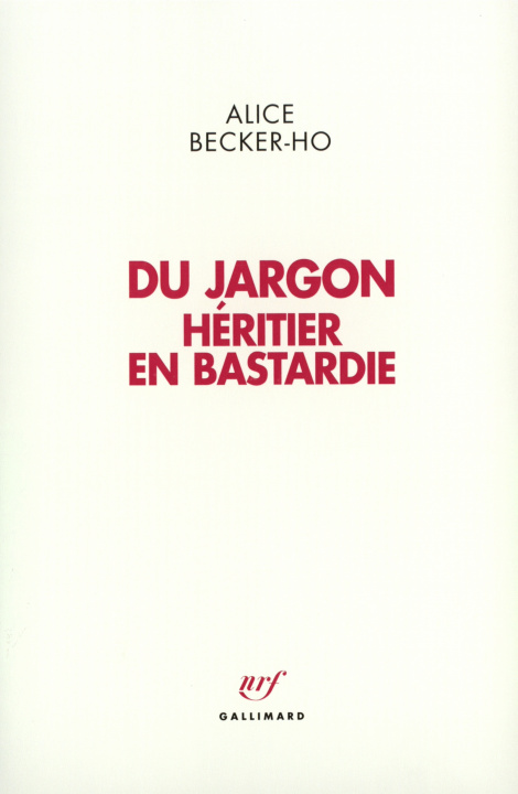Knjiga Du jargon Becker-Ho