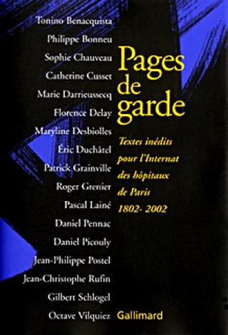 Book Pages de garde Pennac