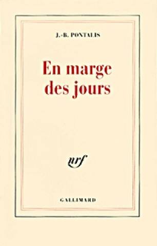 Knjiga En marge des jours Pontalis
