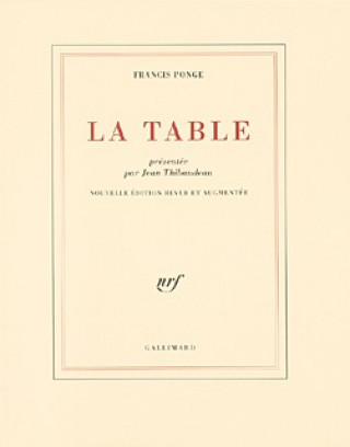 Boek La Table Ponge