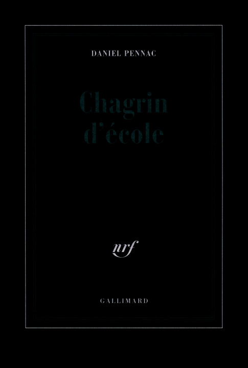 Kniha Chagrin d'ecole Pennac
