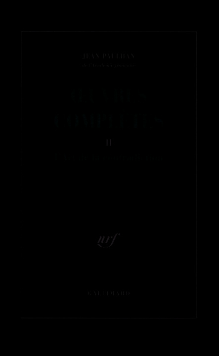 Knjiga Œuvres complètes Paulhan