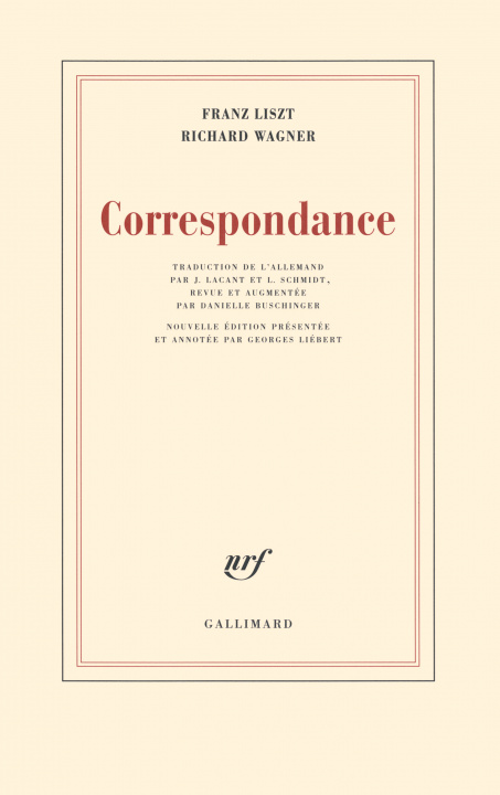 Könyv Correspondance Liszt