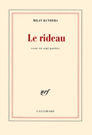 Kniha Le Rideau Kundera