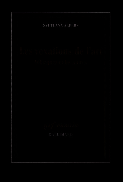 Buch Les vexations de l'art Alpers