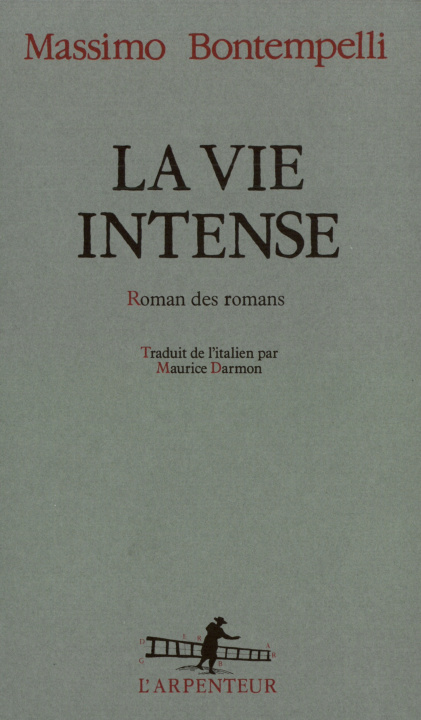 Knjiga La vie intense Bontempelli