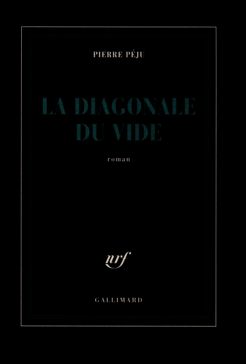 Kniha La Diagonale du vide Péju