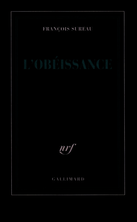 Book L'obéissance Sureau
