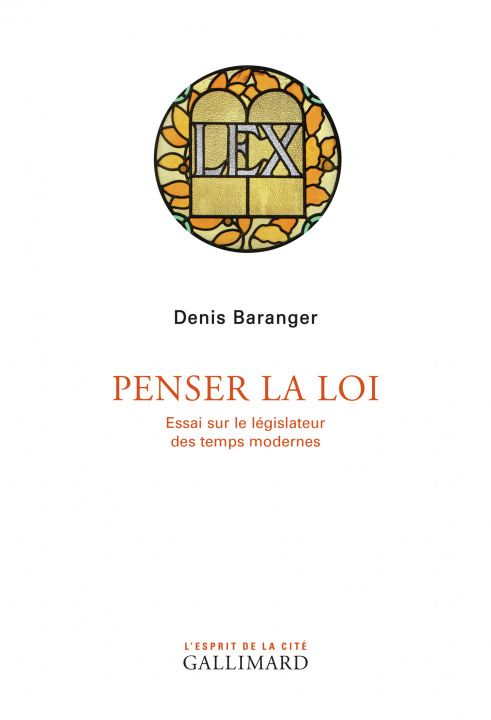 Libro Penser la loi Baranger