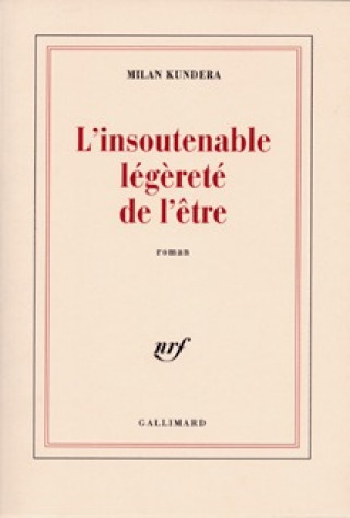 Könyv L'insoutenable légèreté de l'être Kundera