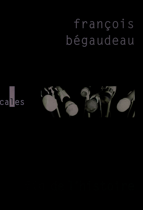 Boek Fin de l'histoire Bégaudeau