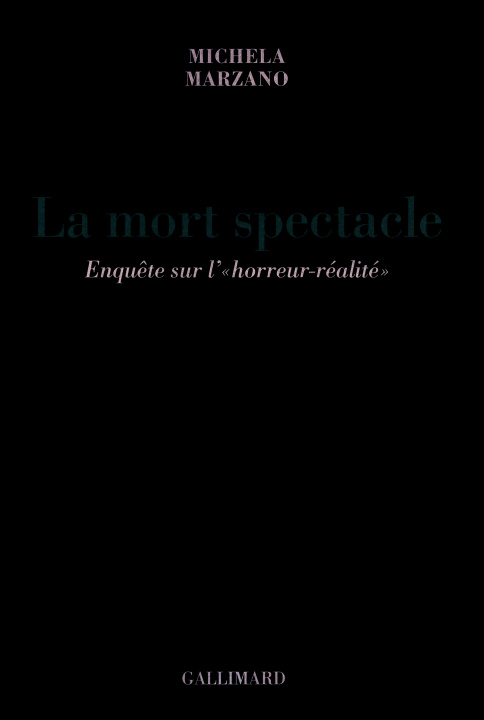 Buch La mort spectacle Marzano