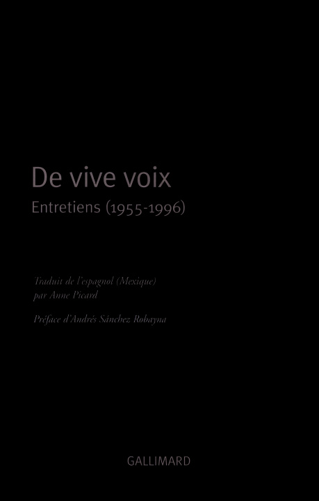 Buch De vive voix Paz