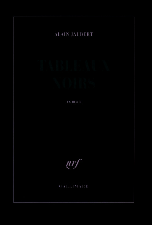 Boek Tableaux noirs Jaubert
