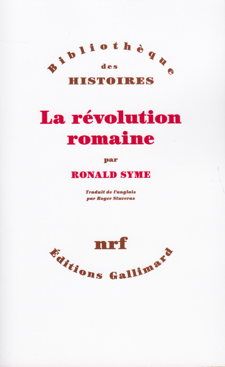 Kniha La révolution romaine Syme