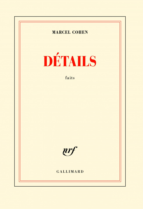Libro Détails Cohen