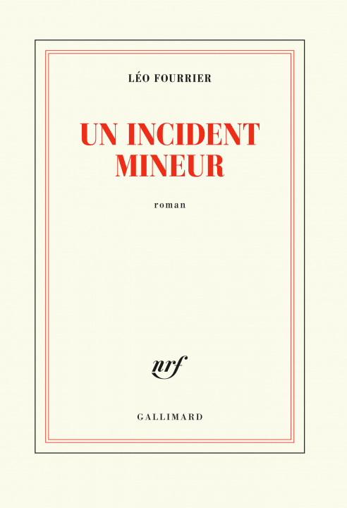 Book Un incident mineur Fourrier