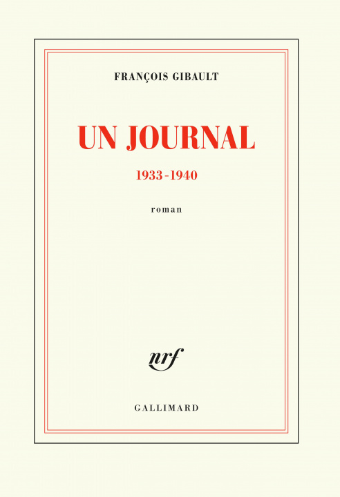 Kniha Un journal Gibault