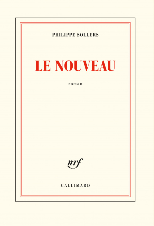 Kniha Le nouveau Sollers