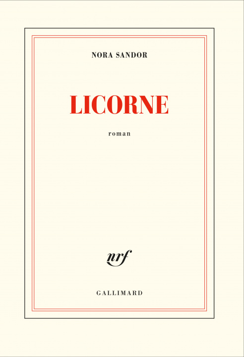 Knjiga Licorne Sandor