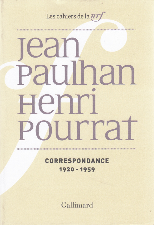 Buch Correspondance Pourrat