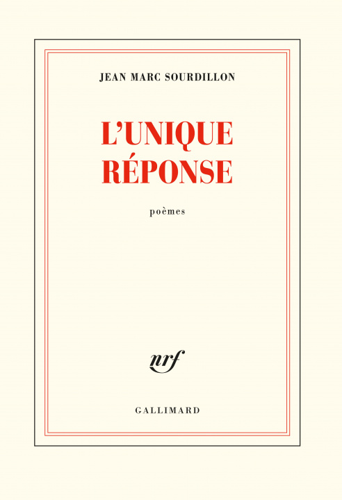 Knjiga L'unique réponse Sourdillon