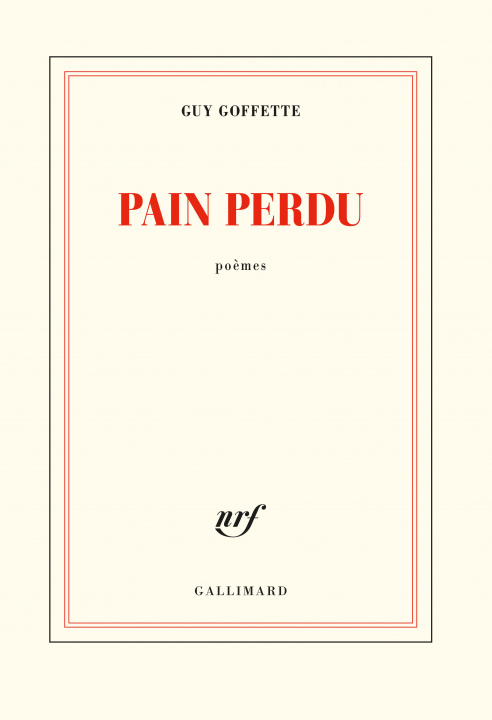 Boek Pain perdu Goffette
