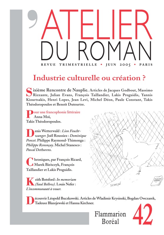 Livre L'Atelier du roman 