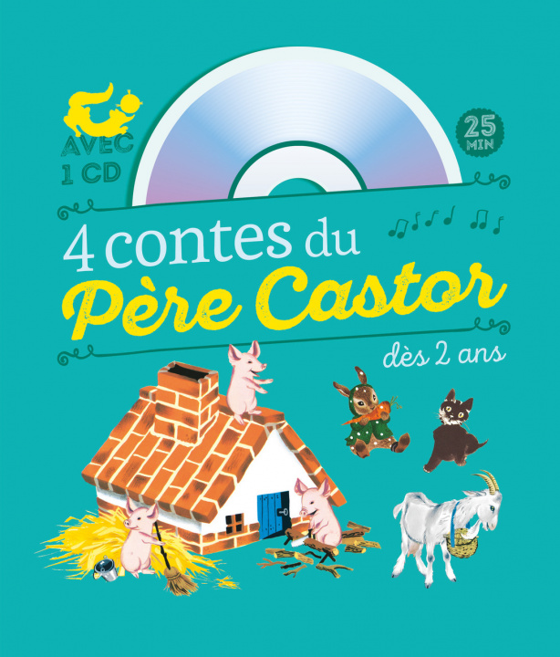 Könyv 4 contes du Père Castor dès 2 ans 