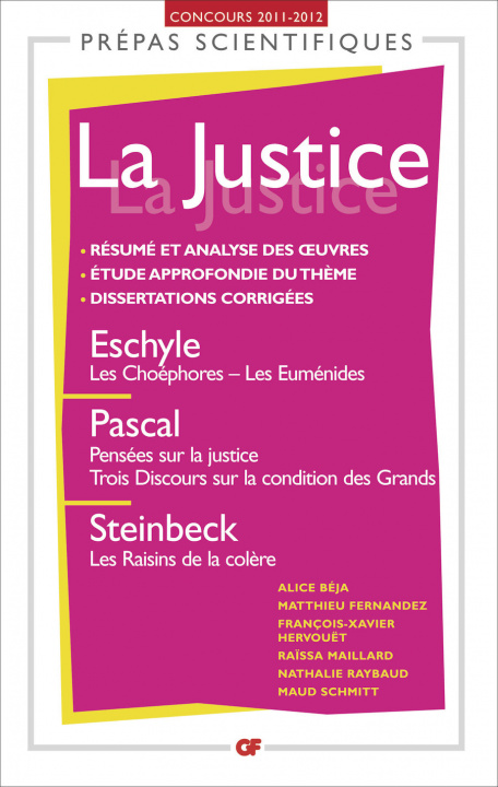 Libro La Justice Steinbeck